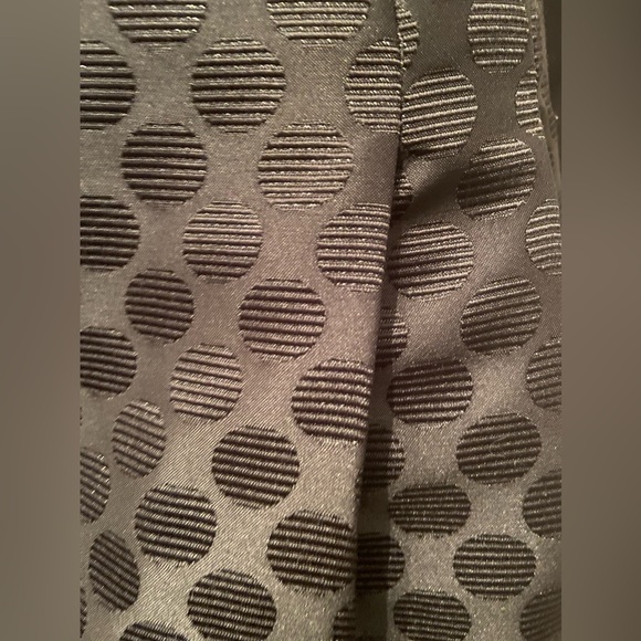 Chaps Ralph Lauren Black Polka Dot Cocktail Dress - Picture 4 of 6